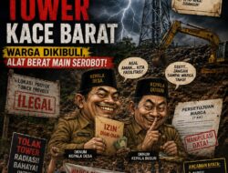Proyek Siluman Tower Kace Barat: Warga Dikibuli, Alat Berat Main Serobot!