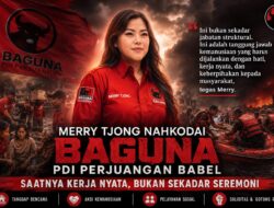 Merry Tjong Nahkodai Baguna PDI Perjuangan Babel: Saatnya Kerja Nyata, Bukan Sekadar Seremoni